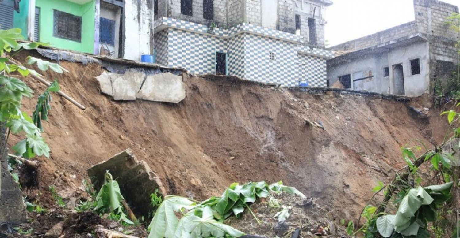 Côte d'Ivoire : 5 morts dans un glissement de terrain à Yopougon, les autorités sur place