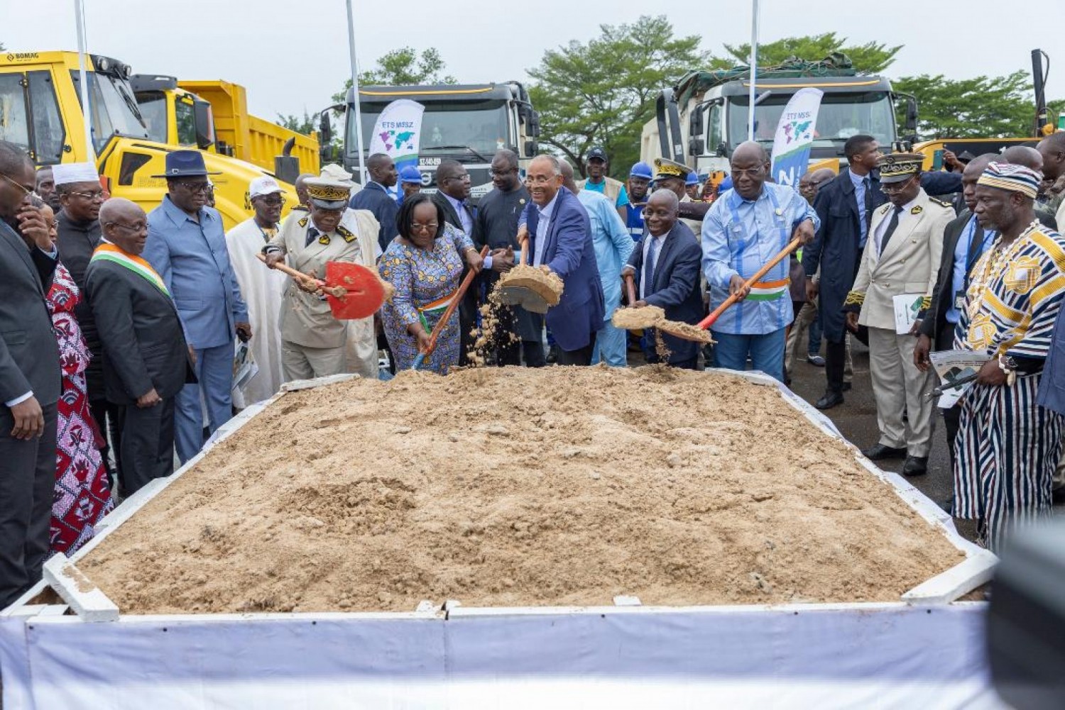 Côte d'Ivoire : Lancement des travaux de renforcement de l'axe routier Duekoué-Guiglo-Blolequin
