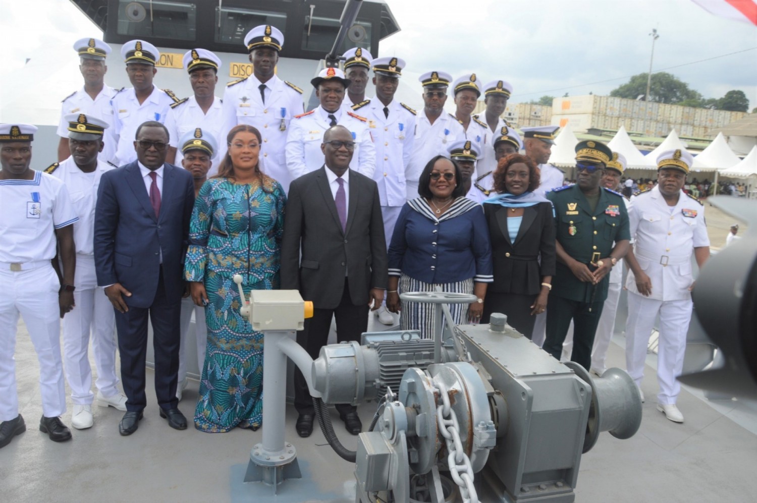 Côte d'Ivoire : Le nouveau patrouilleur baptisé « Espérance » est la preuve de la montée en puissance de la Marine Nationale