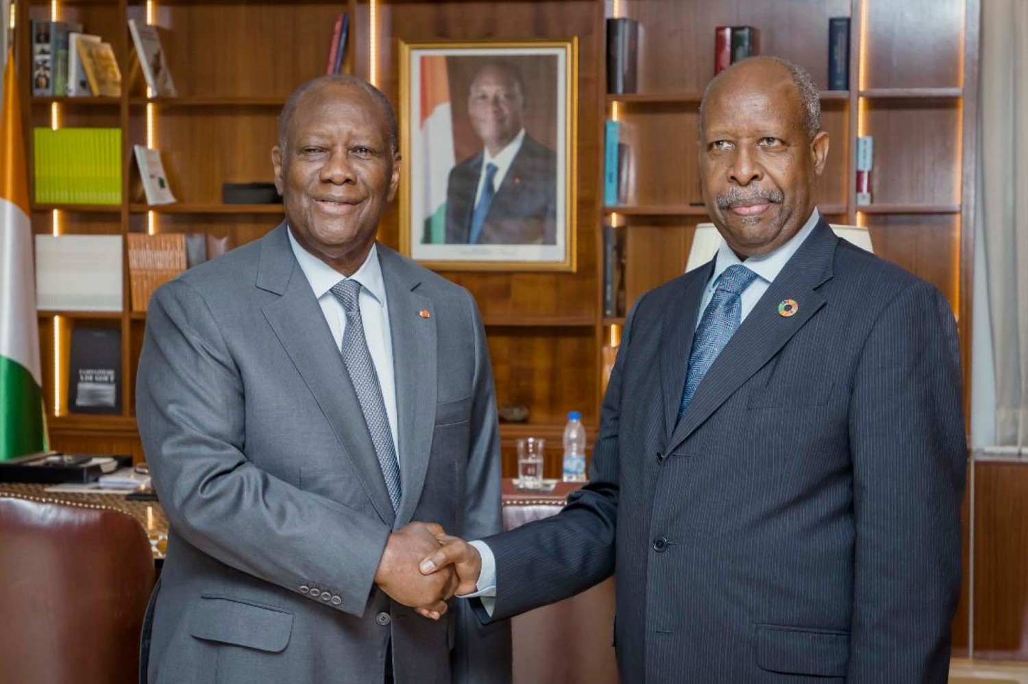 Côte d'Ivoire : Situations préoccupantes au Mali, Burkina et Guinée, Alassane Ouattara échange avec Léonardo Santos Simao, confiant