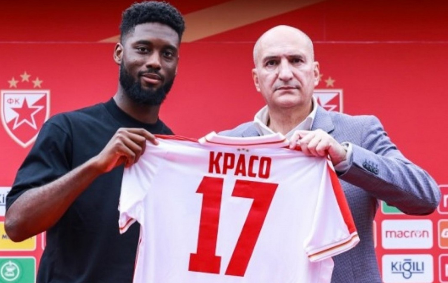 Côte d'Ivoire : L'éléphant Jean-Philippe Krasso quitte Saint-Etienne et s'engage pour 4 ans avec l'Etoile Rouge de Belgrade