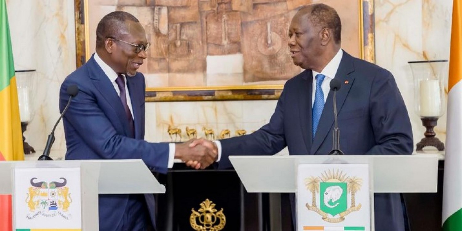 Côte d'Ivoire :   Depuis Abidjan, Patrice Talon appelle au respect des engagements qui seront pris lors du sommet sur le financement prévu le jeudi à Paris