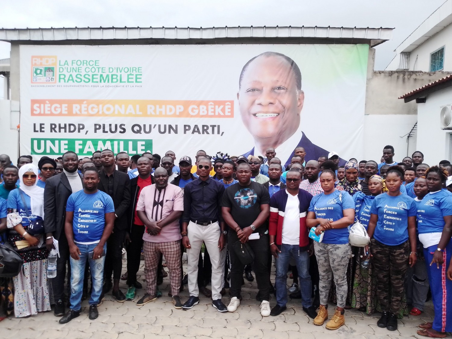 Côte d'Ivoire : Bouaké, favorable au RHDP, un mouvement apporte son soutien à Amadou Koné et donne une réponse claire à Gnamien Konan