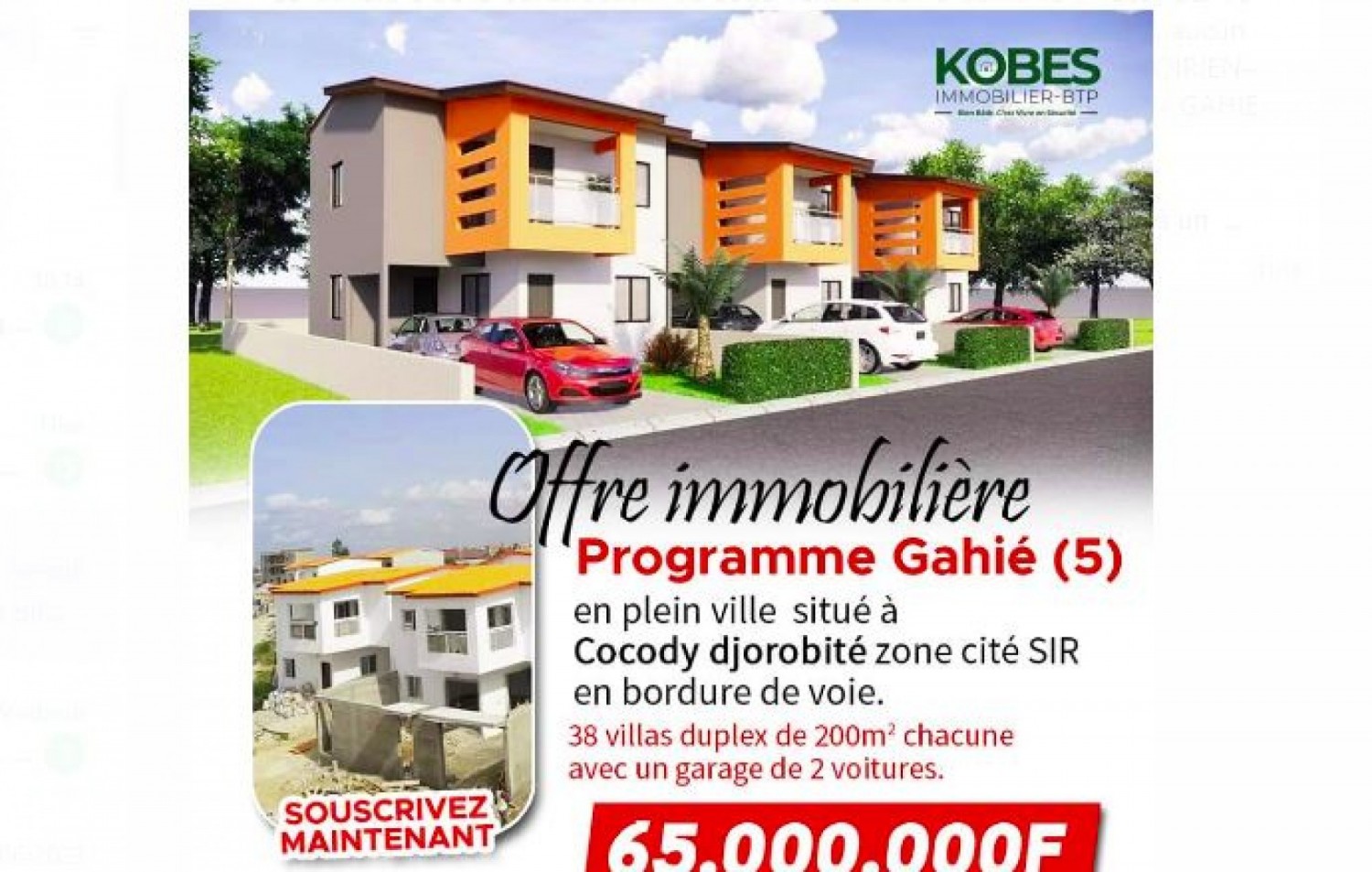 Côte d'Ivoire : Affaire programmes immobiliers « Gahié 3 et 5 », la réaction du promoteur qui induit en erreur le public, explications
