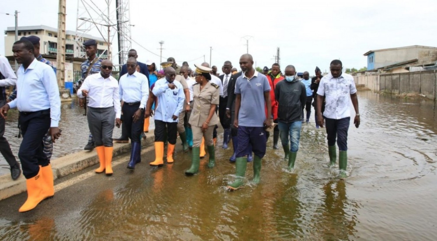 Côte d'Ivoire : Inondation à Grand-Bassam, Bouaké Fofana préconise la démolition de toutes les maisons construites sur le passage de l'eau