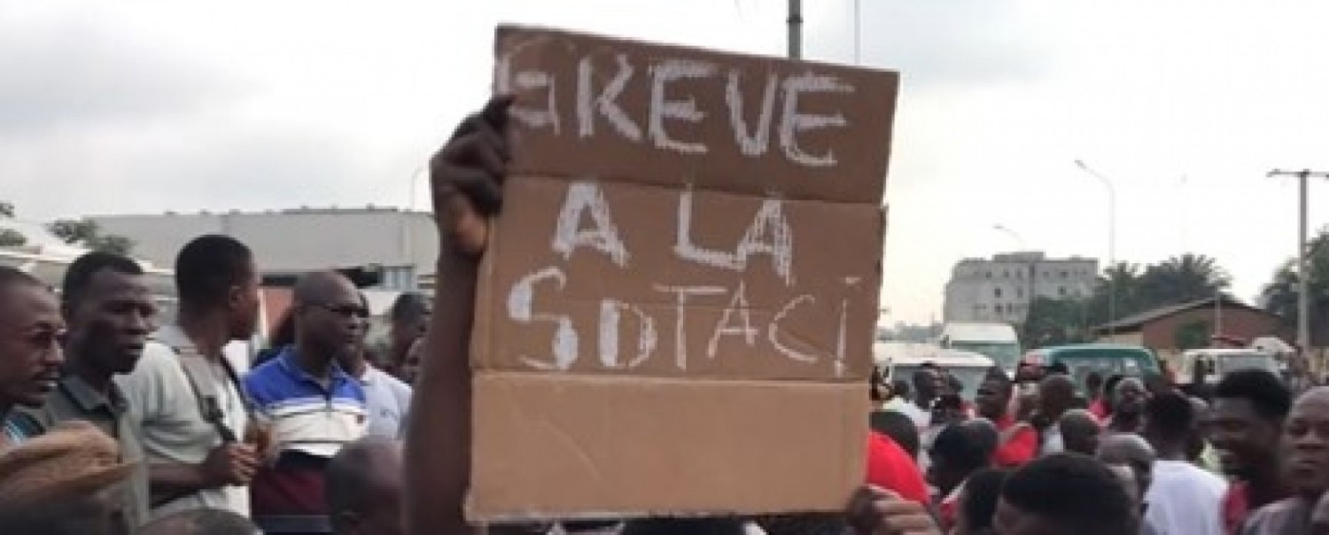 Côte d'Ivoire : Zone Industrielle de Yopougon, les employés de la SOTACI observent un arrêt de travail pour réclamer de meilleures conditions de travail