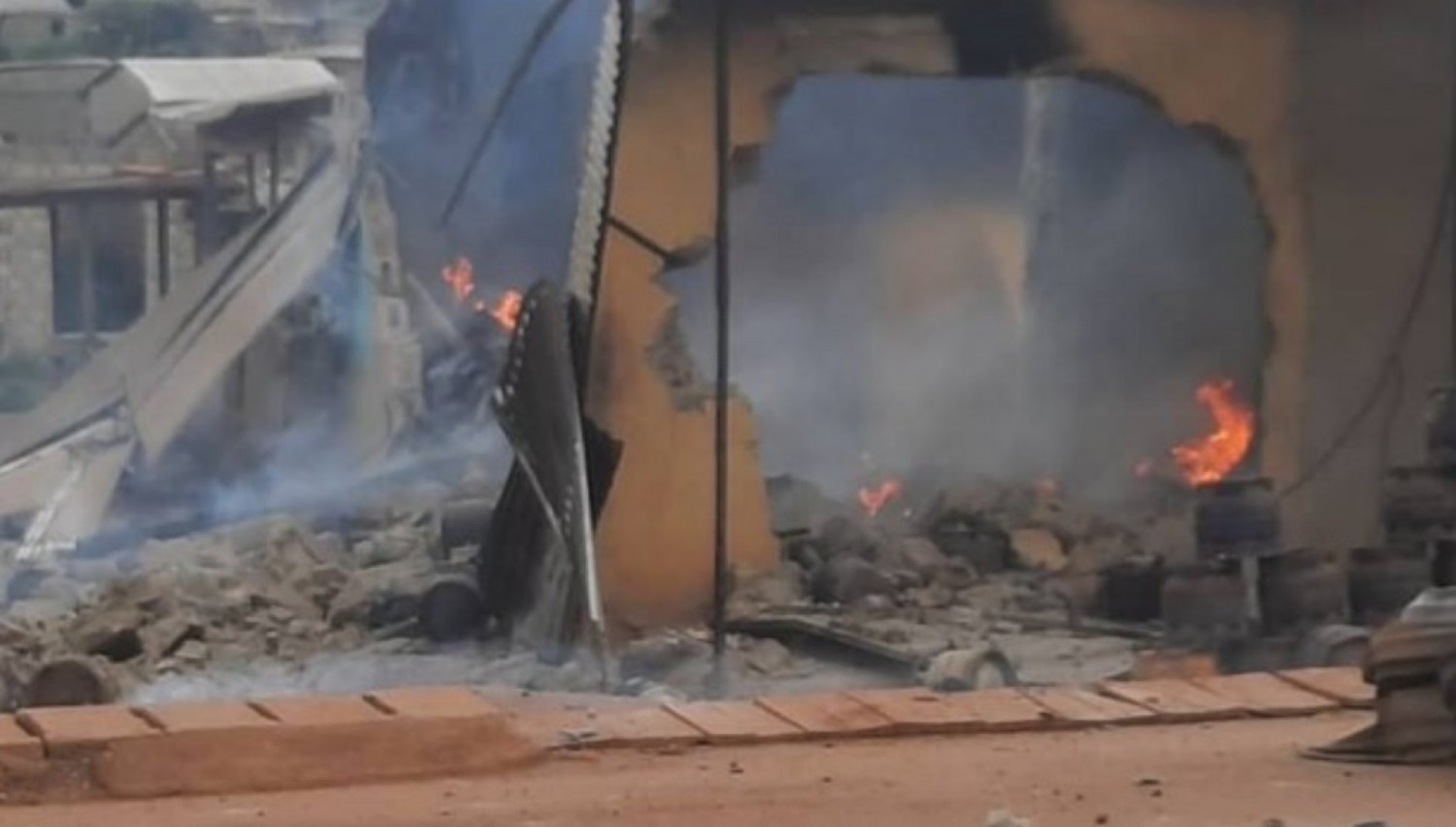 Côte d'Ivoire : Gagnoa, un  incendie déclaré dans deux dépôts de Gaz fait une victime grave