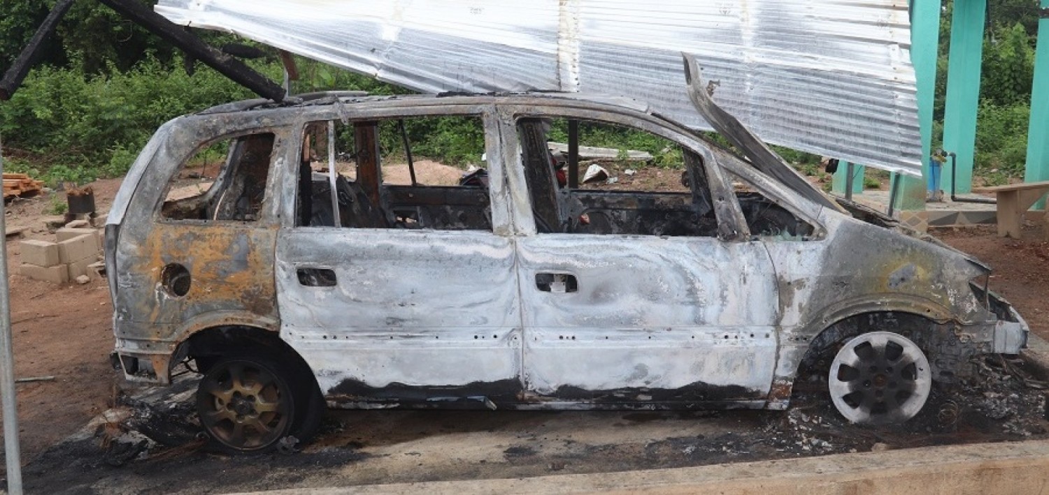 Côte d'Ivoire : Phénomène d'incendie de véhicules, quatre suspects interpellés dans le Gontougo