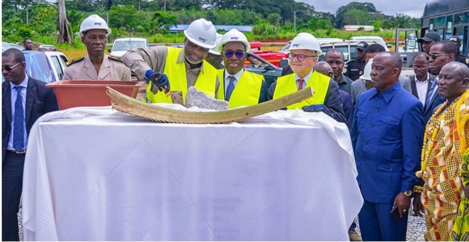 Côte d'Ivoire : Pose de la première pierre dans le Sud-Comoé de la centrale de production d'énergie électrique à combustible biomasse de 46 MW