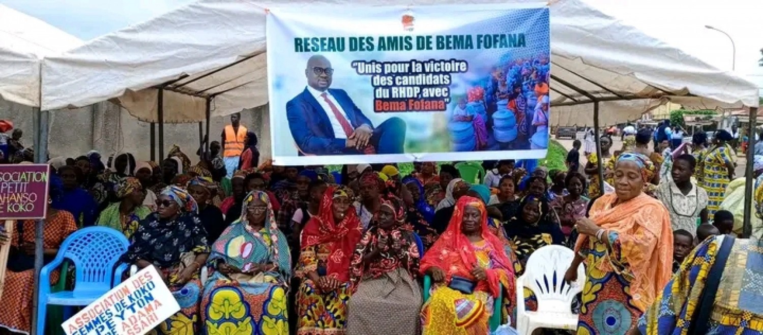Côte d'Ivoire : Bouaké, composé de plus de 800 associations féminines, un puissant réseau apporte son soutien aux deux candidats du RHDP