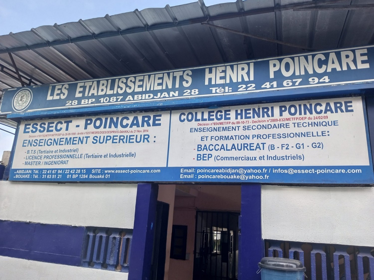 Côte d'Ivoire : Vers la fermeture des  établissements Henri Poincaré? Réaction  de la Direction