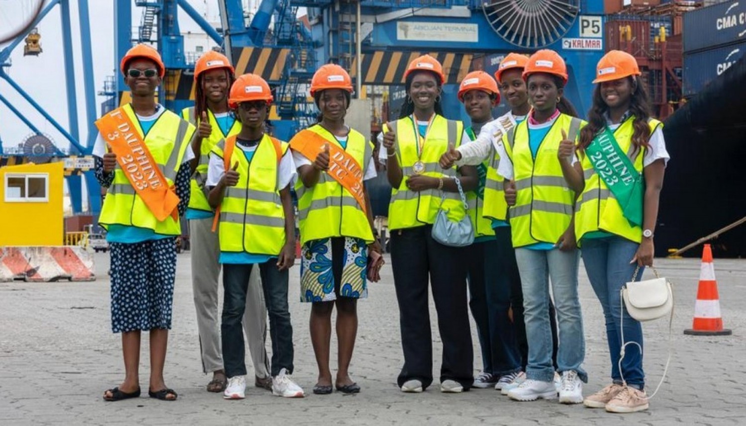 Côte d'Ivoire : Les lauréates du concours « miss mathématique » acceuillies à Abidjan Terminal