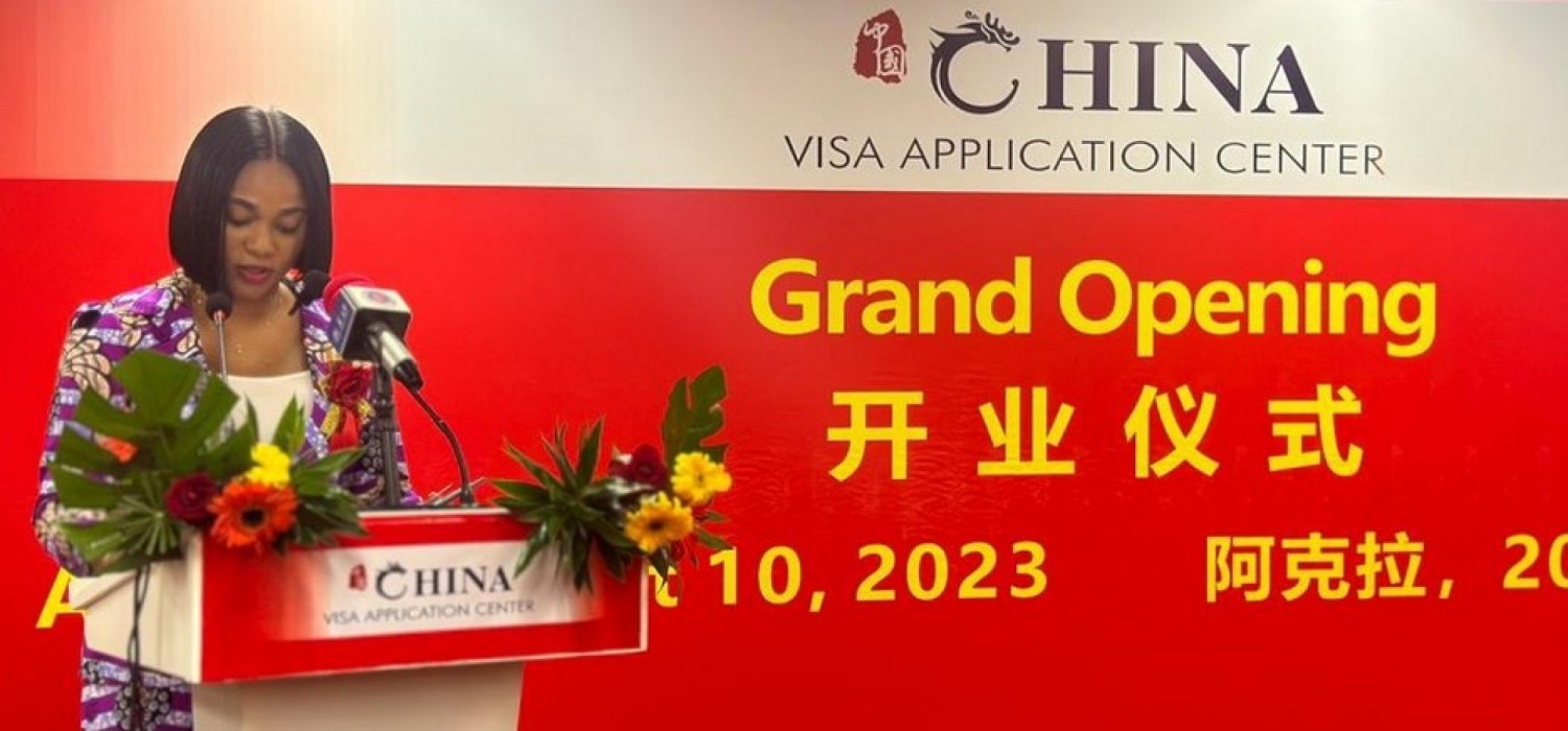 Ghana : La Chine ouvre un centre de demande de visa à Accra