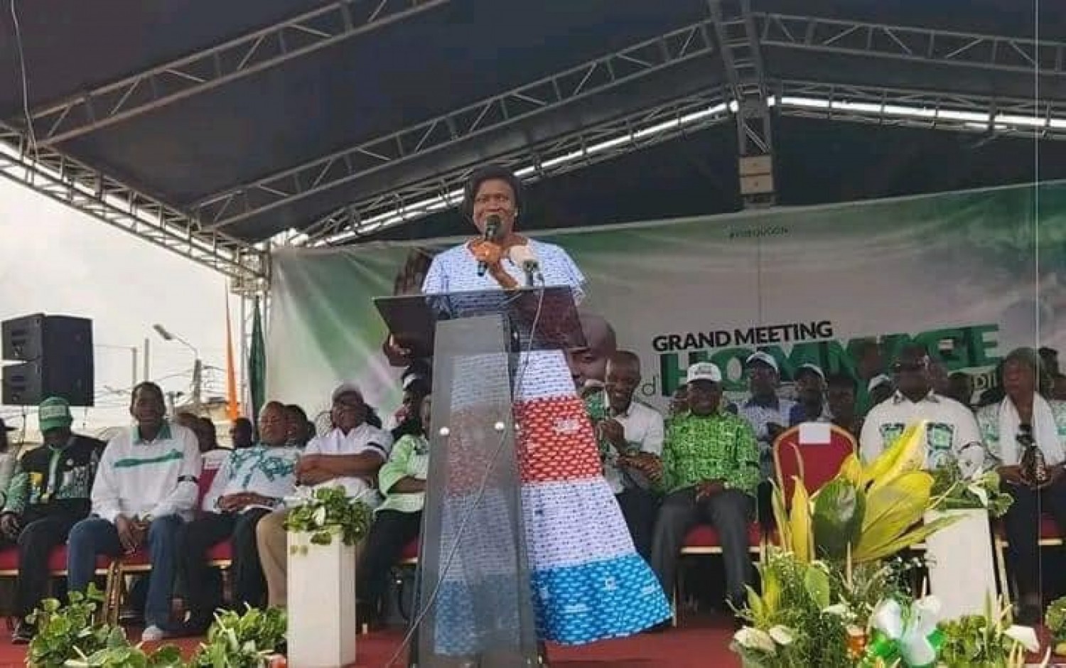 Côte d'Ivoire : Municipales 2023 à Yopougon, Simone Gbagbo explique son choix pour Dia Houphouët (PDCI) au détriment de « son fils Michel »