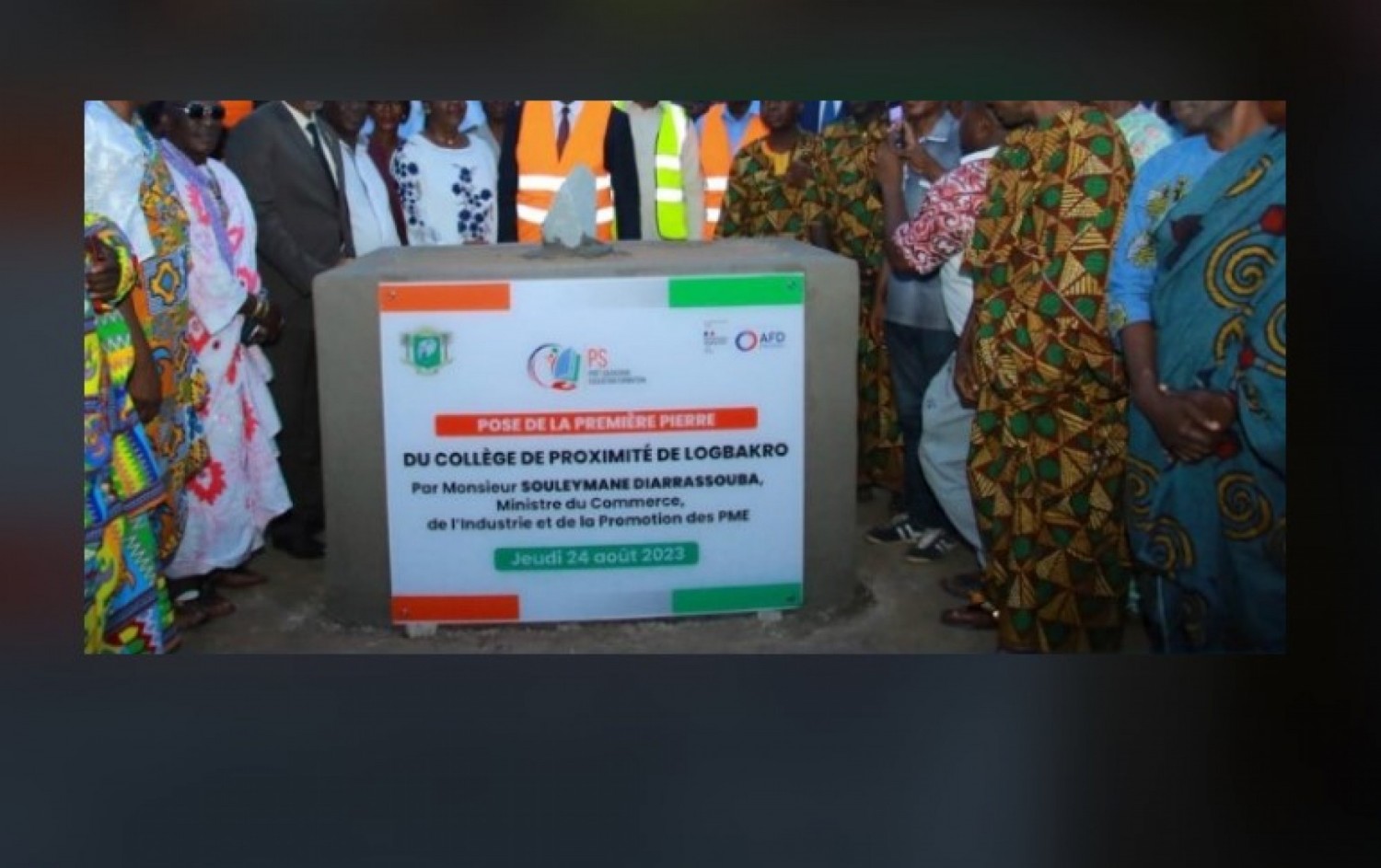 Côte d'Ivoire : Lancement des travaux de construction des collèges de proximité de Morofè et de Logbakro (Yamoussoukro)