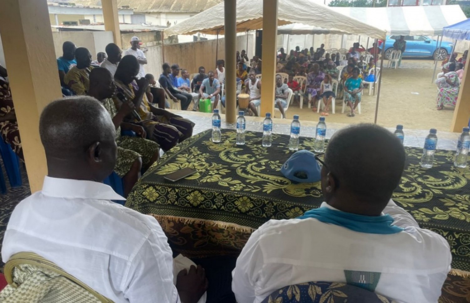 Côte d'Ivoire :    Sud-Comoé, Georges-Armand Ouégnin reçoit les bénédictions du roi de Hébra, appelle les populations à le voter pour exprimer leur gratitude à Laurent Gbagbo