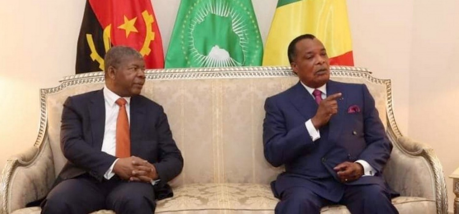 Angola-Congo : Lourenço et Sassou se consultent pour le Gabon et Bongo, évoquent le vide à la tête de la CEEAC