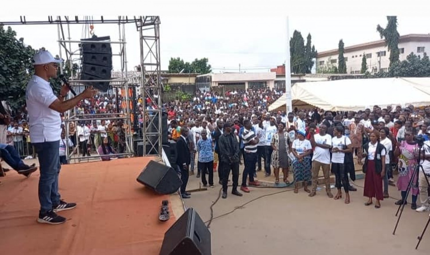 Côte d'Ivoire : Municipales, Michel Gbagbo en l'absence de son père rassure   : « Ceux qui sont debout vont se coucher et ceux qui sont couchés vont se lever »