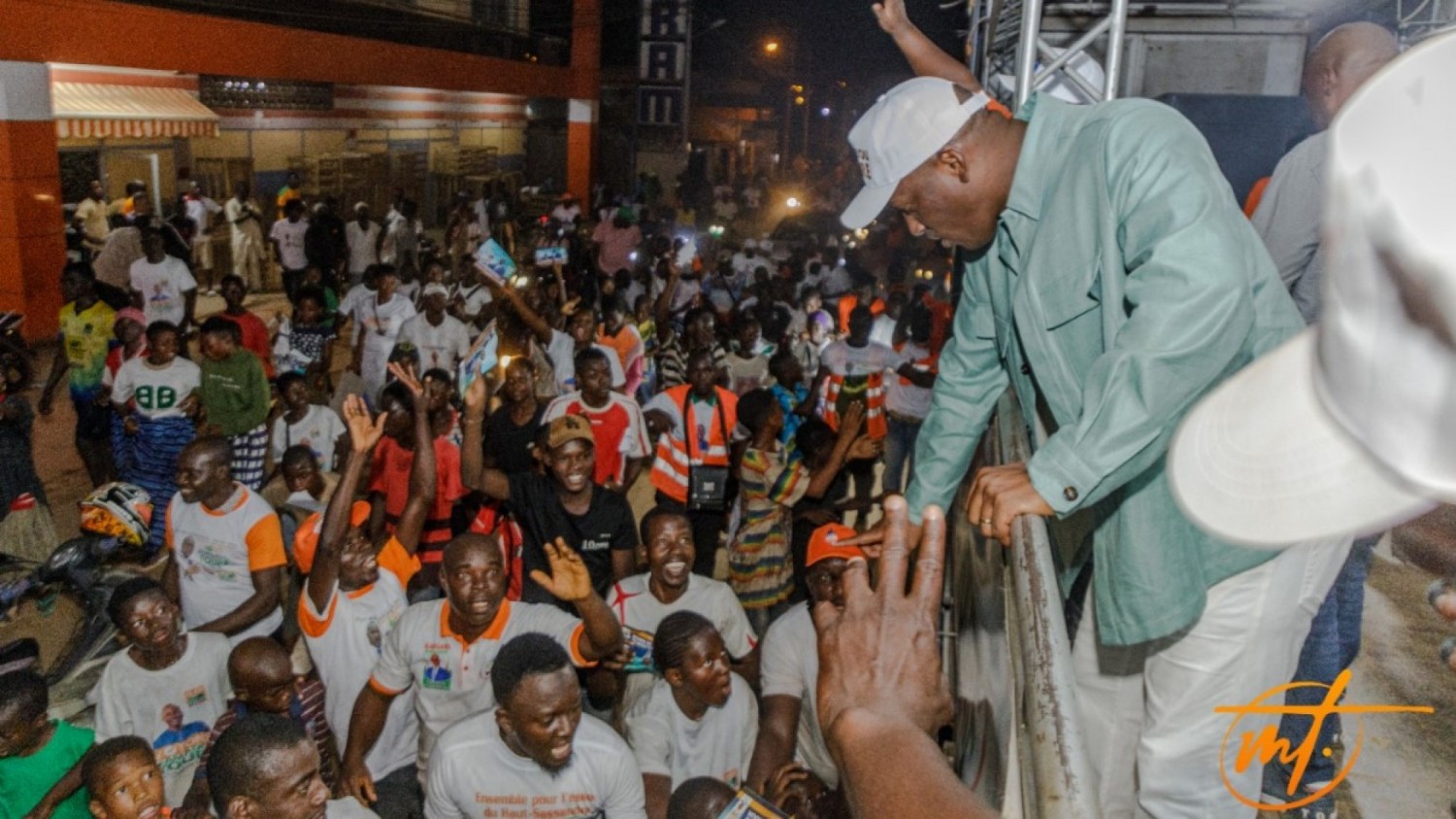 Côte d'Ivoire :   Haut-Sassandra, Mamadou Touré en démonstration de force dans les rues de Daloa affirme: « Notre victoire est irréversible »