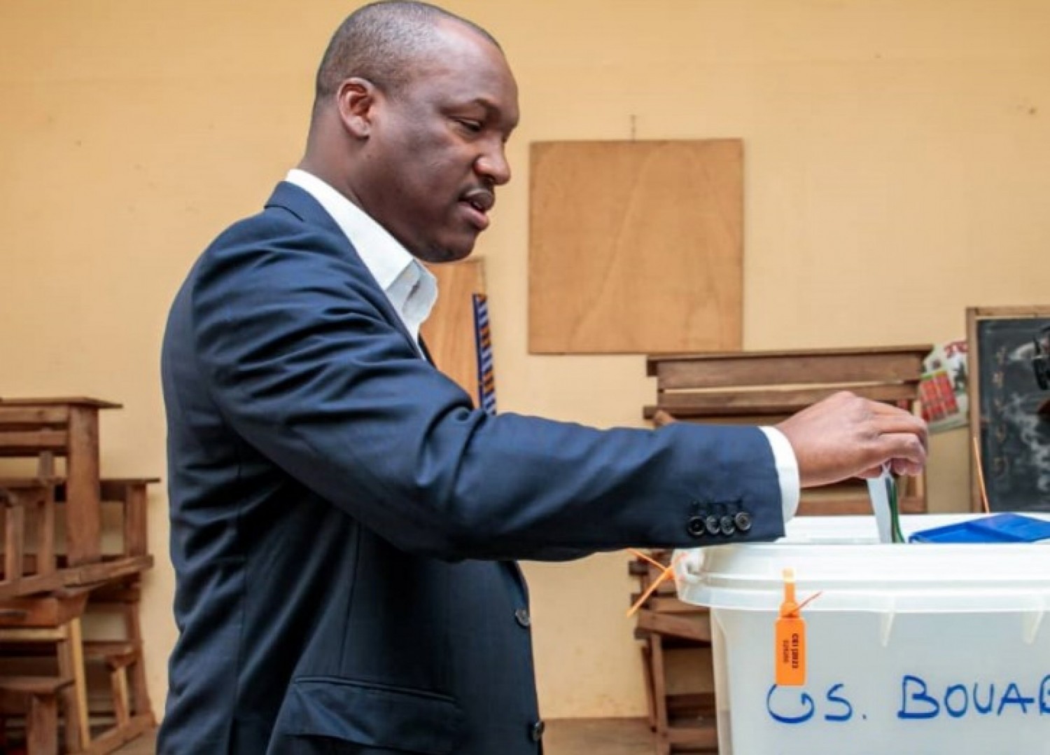 Côte d'Ivoire :    Haut-Sassandra, Mamadou Touré après son vote :  «  Je note que tout se passe dans le calme dans la plupart des localités »