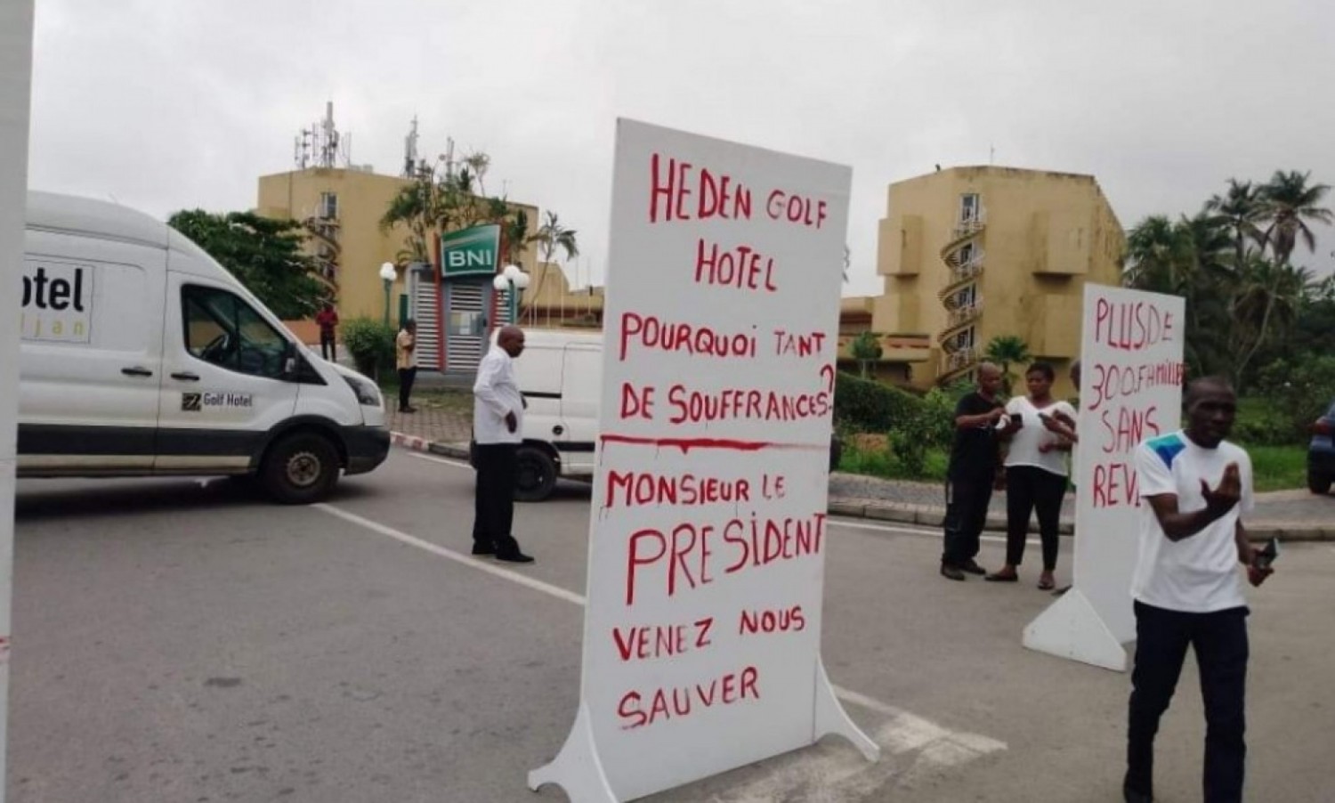 Côte d'Ivoire : Sans « salaires » depuis des mois les employés de l'Heden Golf Club se font entendre et appellent Ouattara au secours