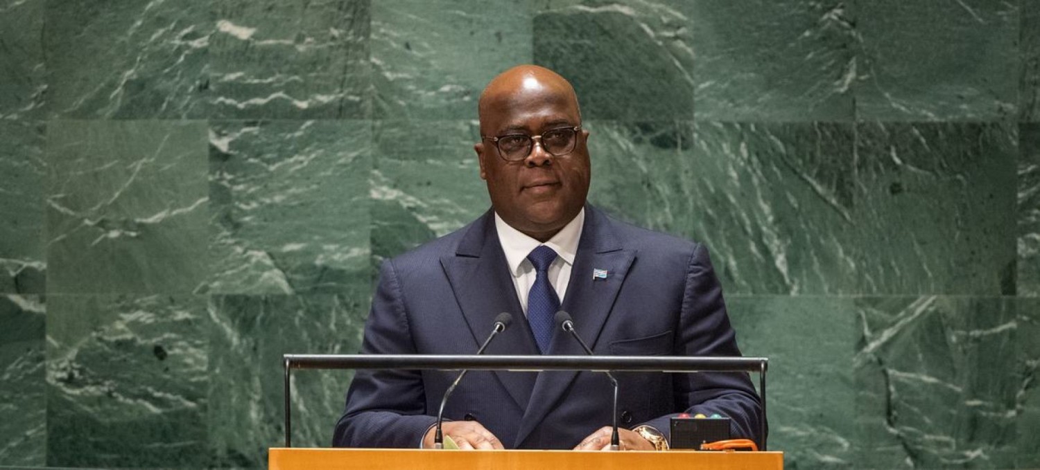 RDC : A l'ONU, Tshisekedi réclame un retrait accéléré de la MONUSCO