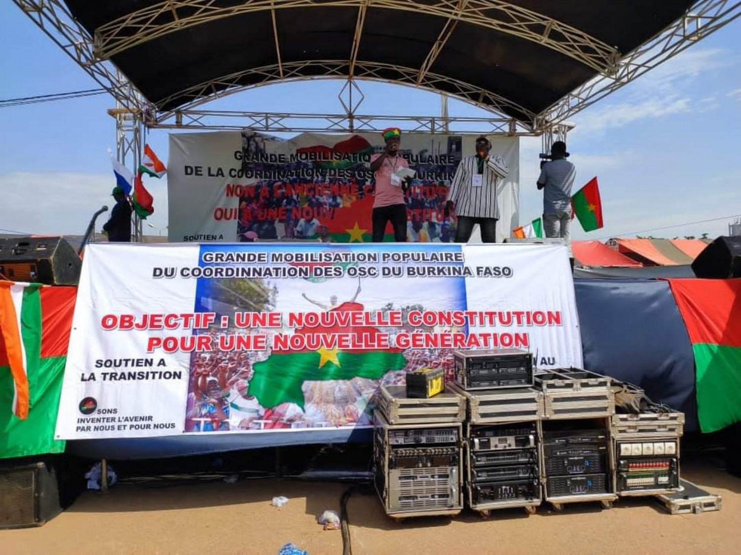 Burkina Faso : Manifestation en soutien à la transition et l'adoption d'une nouvelle Constitution