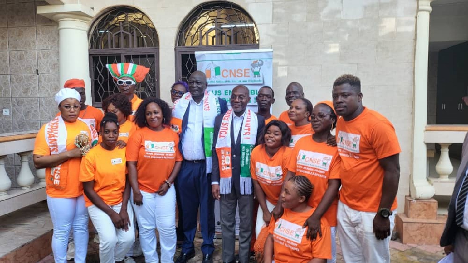 Côte d'Ivoire :   Can 2023, mobilisation autour des Éléphants, la Coordination du programme social du Gouvernement (Ps Gouv) accompagne le CNSE