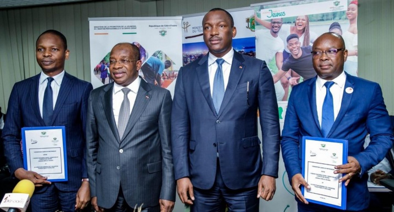 Côte d'Ivoire : CAN 2023,Touré et Siandou s'engagent à former 1200 jeunes aux métiers du tourisme et de l'hôtellerie pour un coût global de 612 millions