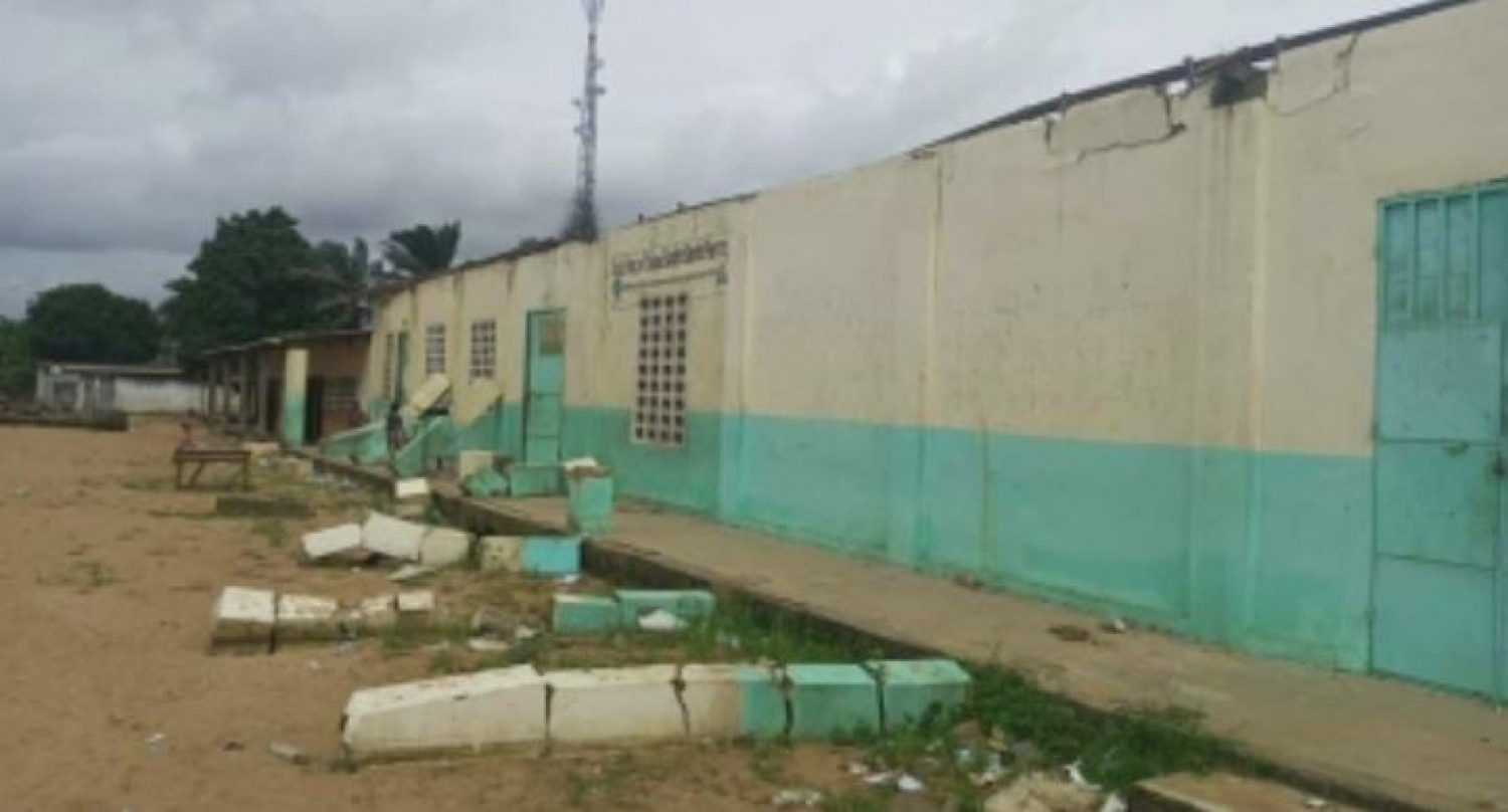 Côte d'Ivoire : Abobo, un vent violent décoiffe un groupe scolaire, les écoliers et le personnel éducatif exposé au danger