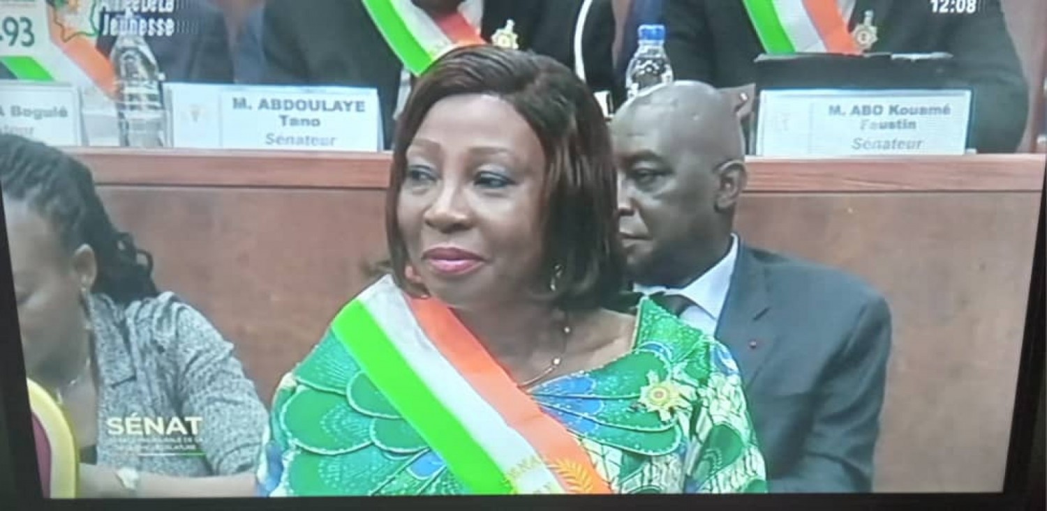 Côte d'Ivoire : Kandia Camara élue présidente du Sénat avec 91 voix sur 97