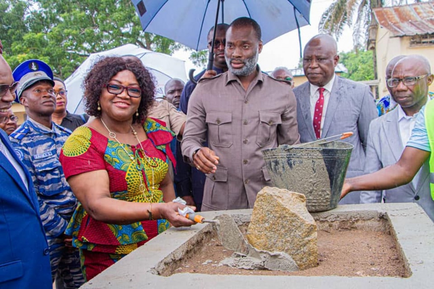 Côte d'Ivoire : La commune de Bingerville sera dotée d'un Lycée Municipal, la  pose de la première pierre a eu lieu lundi