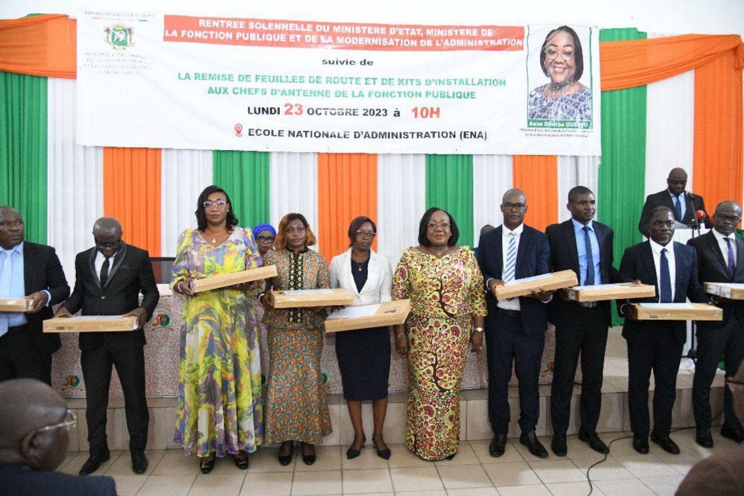 Côte d'Ivoire : Anne Ouloto exhorte les fonctionnaires à plus de rigueur et de détermination, en vue d'accélérer la mise en œuvre de la feuille de route 2023