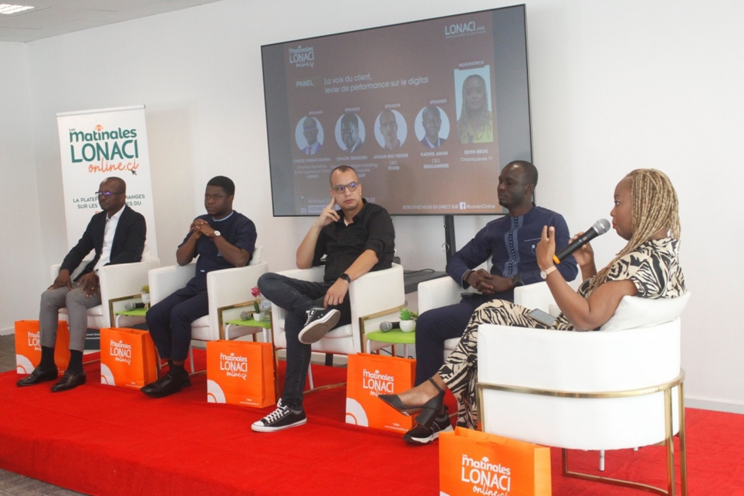 Côte d'Ivoire :    3ᵉ édition des Matinales LONACI Online, l'entreprise veut renforcer son dispositif «  d'écoute client »  pour être davantage compétitive