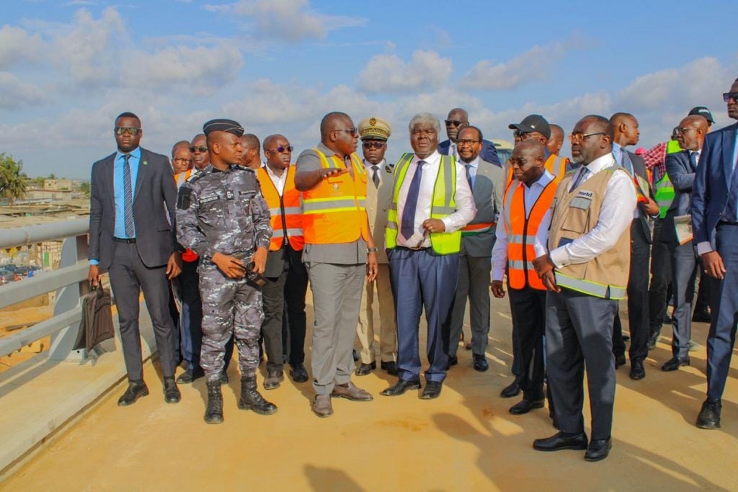 Côte d'Ivoire : Les travaux du quatrième pont ont un taux de réalisation de 92 % à ce jour