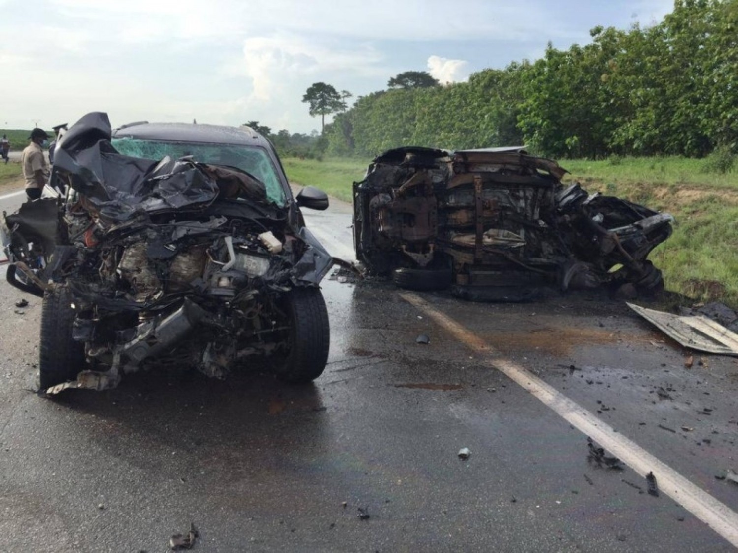 Côte d'Ivoire : Un autre accident de circulation sur l'autoroute du Nord, deux (02) décès