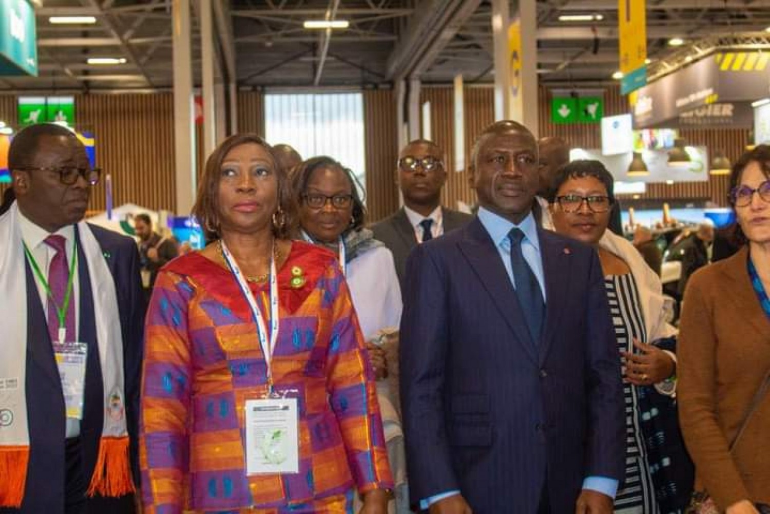 Côte d'Ivoire-France : Kandia, Bictogo et des Maires prennent part  au salon des collectivités de Paris, le message de la présidente du Sénat