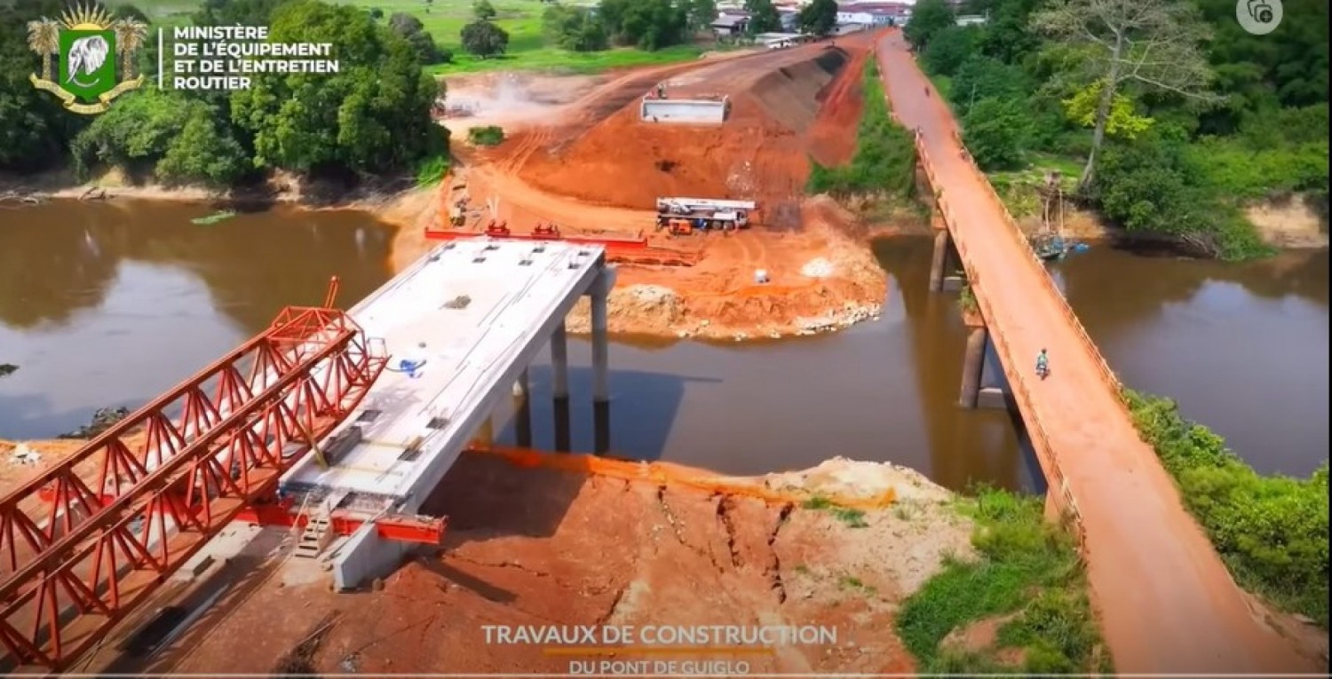 Côte d'Ivoire : Infrastructures routières, le nouveau pont de Guiglo va désenclaver le Cavally