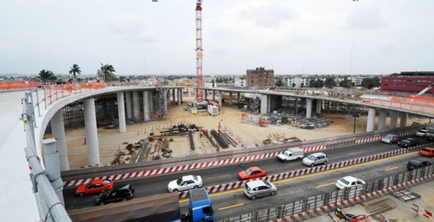 Côte d'Ivoire : Les travaux de construction de l'échangeur du « bas-fonds CHU »  sur le boulevard Mitterrand à  Cocody ont démarré