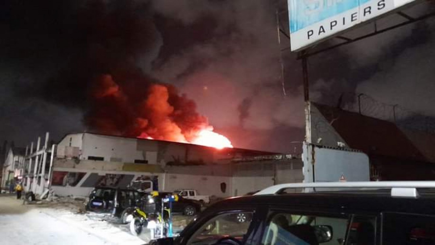 Côte d'Ivoire : Treichville, Incendie ravageur dans une usine de peinture mitoyenne à Solibra