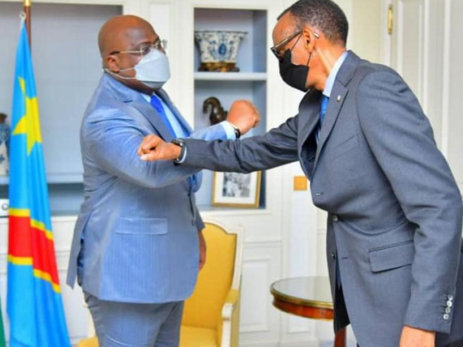 RDC : En plein meeting, Tshisekedi s'en prend à Kagame et le compare à «Hitler»