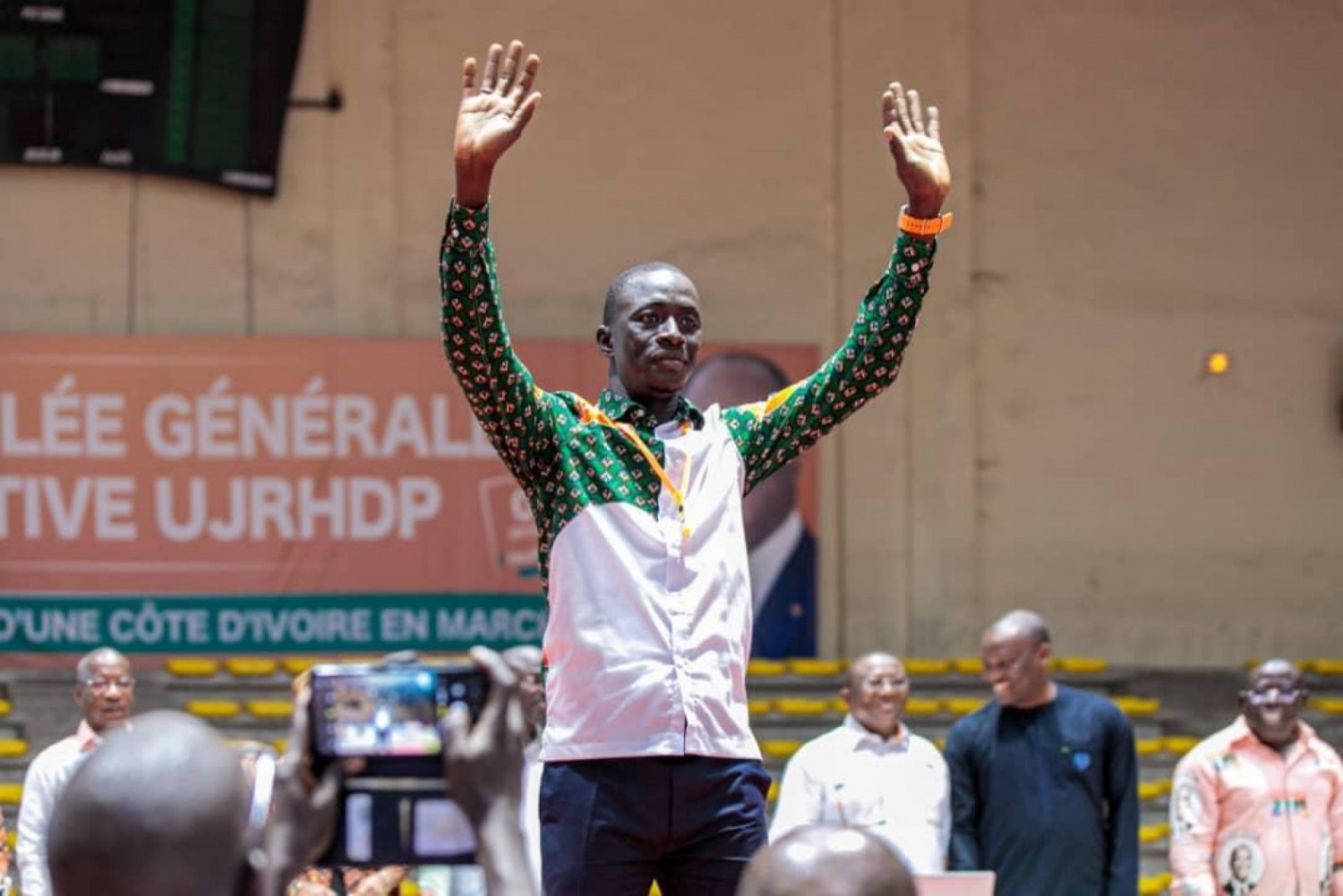 Côte d'Ivoire : A.G élective de l'UJ-RHDP, Koné Mamadou déclaré vainqueur, son challenger crie à l'injustice et quitte la salle avant la fin des travaux