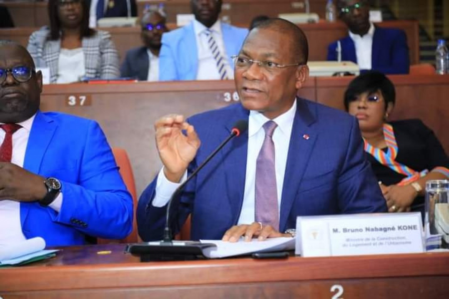 Côte d'Ivoire : Transfert de la capitale à Yamoussoukro, devant le Sénat, Bruno Koné fait des précisions