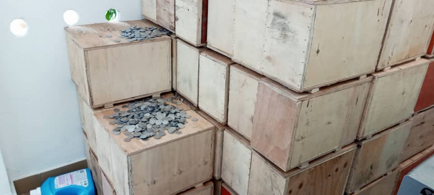 Côte d'Ivoire : Bingerville-Abatta, une usine clandestine de contrefaçon monétaire de grande envergure de pièce de 100 FCFA démantelée, 02 individus interpellés
