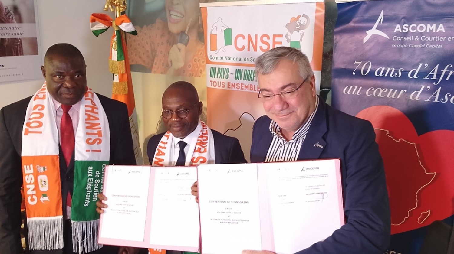 Côte d'Ivoire :    CAN 2023, pour la victoire des Éléphants, un groupe d'assurance fait don de plus de 30 millions au CNSE