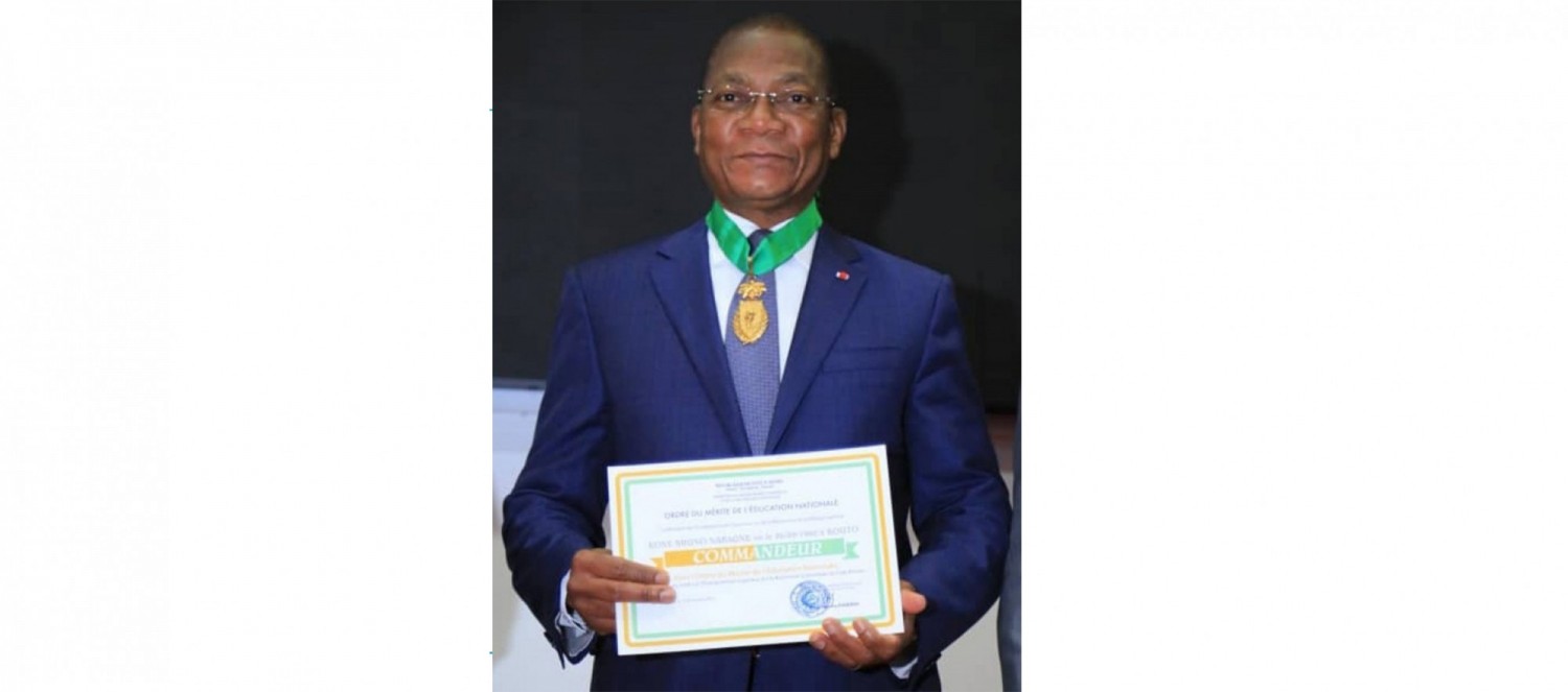 Côte d'Ivoire : Bruno Koné fait commandeur du Mérite de l'Éducation nationale, une reconnaissance méritée