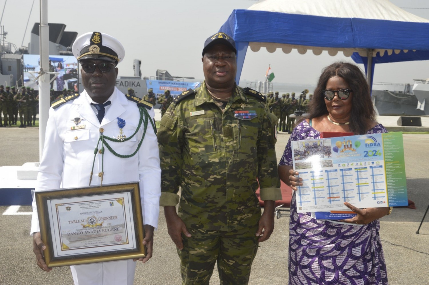 Côte d'Ivoire : Après des décennies de service, 17 Marins militaires retournent à la vie civile