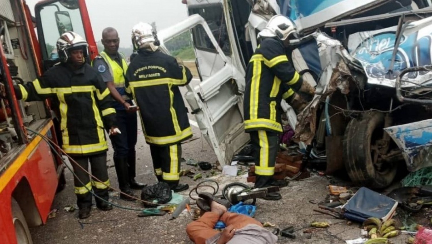 Côte d'Ivoire : Un accident de circulation signalé sur l'autoroute du nord, un décès