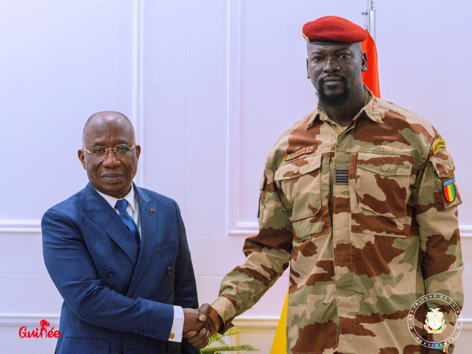 Côte d'Ivoire : Léon Kacou Adom reçu par le chef de la junte de la Guinée, Colonel Mamadi Doumbouya, Ouattara soutient les victimes à hauteur de 500 millions