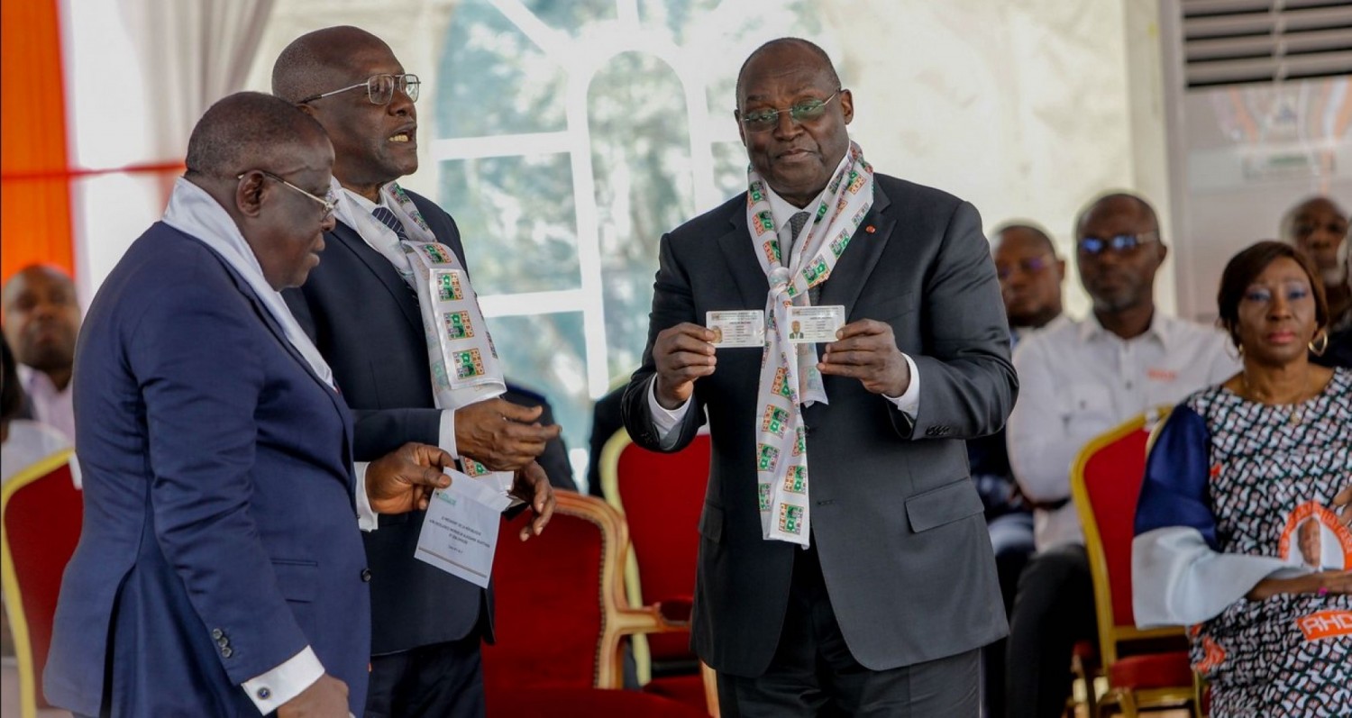 Côte d'Ivoire : 700 mille militants, Tiémoko Koné lance la remise des cartes de militants du Rhdp
